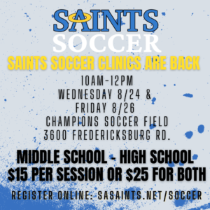 Saints Soccer Clinics 2022